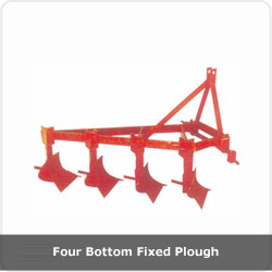 Four Bottom Fixed Plough